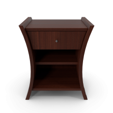 Bedside Table African Cherry